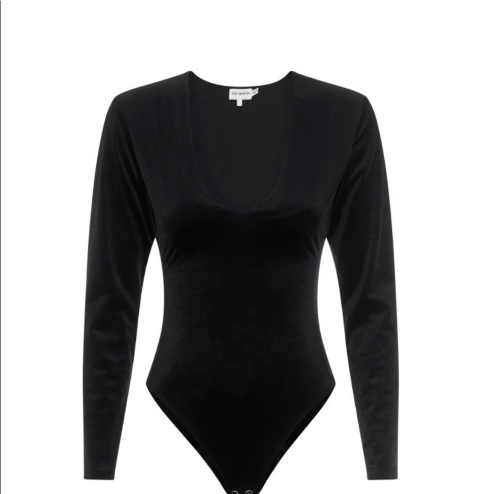 Black Velvet Good American Bodysuit - Size 3 - New
